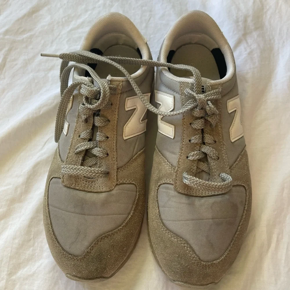 New Balance Men’s 420 Gray Running Sneakers WL420UG Charcoal Suede Size 7.5